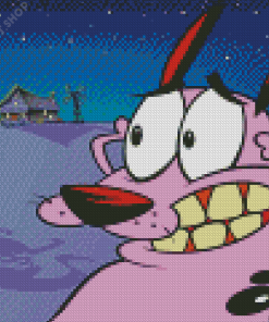 Courage The Cowardly Dog Diamond Paintings