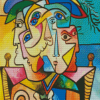 Cubism Faces Art Diamond Paintings