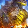 Fantasy Dragon Earth Art Diamond Paintings