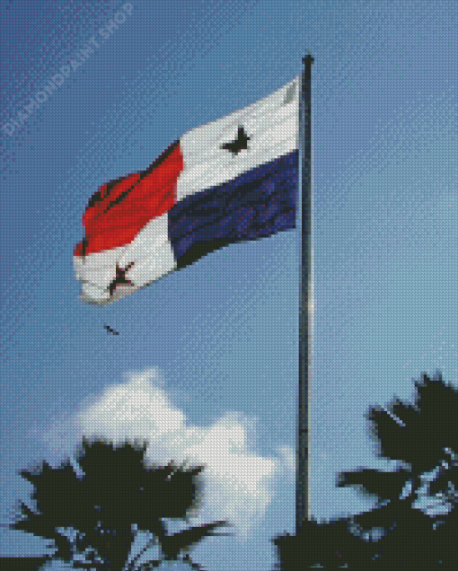 Flag Of Panama Diamond Paintings