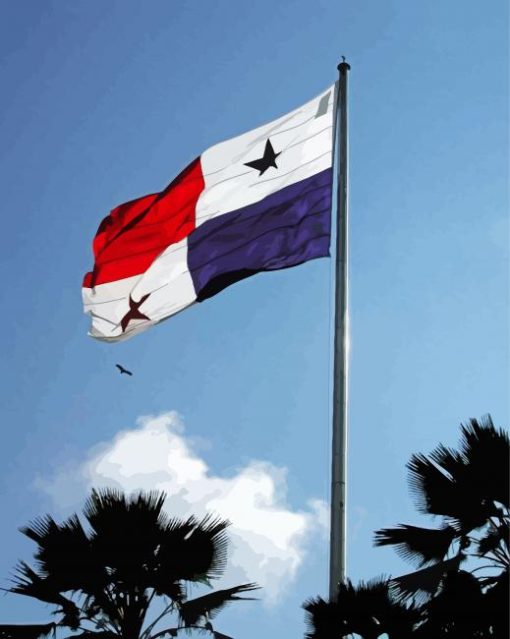 Flag Of Panama Diamond Paintings