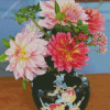 Floral Vase Decoration Diamond Paintings