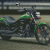 Green Kawasaki Vulcan Classic Diamond Paintings