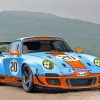 Gulf Porsche Sport Car Diamond Paintings