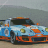 Gulf Porsche Sport Car Diamond Paintings