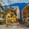 Hallstatt Market Square Diamond Paintings