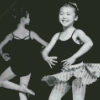 Monochrome Ballerina Children Diamond Paintings