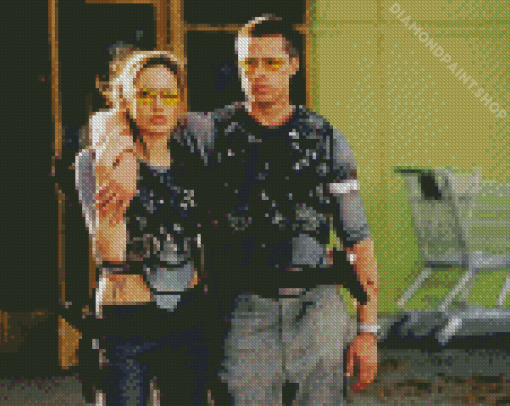 Mr And Mrs Smith Movie Diamond Paintings