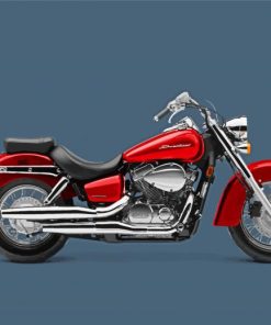 Red Honda Shadow Diamond Paintings