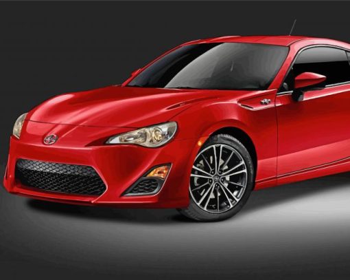 Red Scion FR S Diamond Paintings