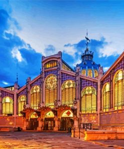 The Central Market Of Valencia Diamond Paintings