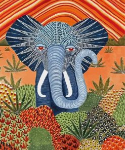 Tropical Elephant Diamond Paintings