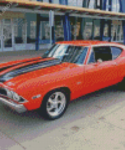 68 Chevelle Car Diamond Paintings