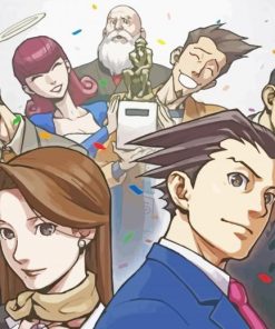 Ace Attorney Anime Diamond Painting