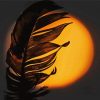 Aesthetic Feather Silhouette Diamond Paintings