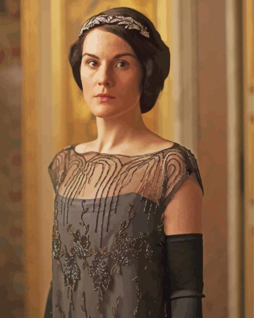 Aesthetic Lady Mary Crawley Diamond Paintings