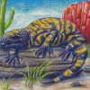 Aesthetic Gila Monster Diamond Paintings