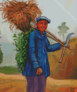 Chinese Farmer Diamond Paintings