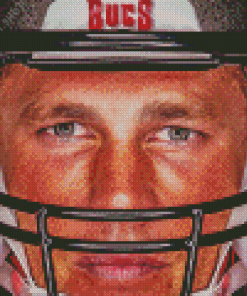 Close Up Buccaneers Player Diamond Painting