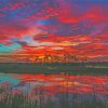 Florida Sunset Big Cypress Diamond Paintings