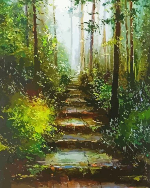 Forest Steps Diamond Paintings