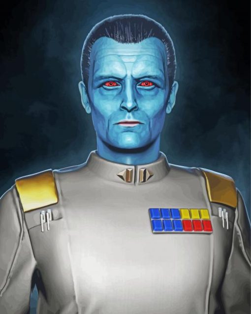 Grand Admiral Thrawn Art Diamond Painting