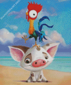 Hei Hei And Pua Diamond Paintings