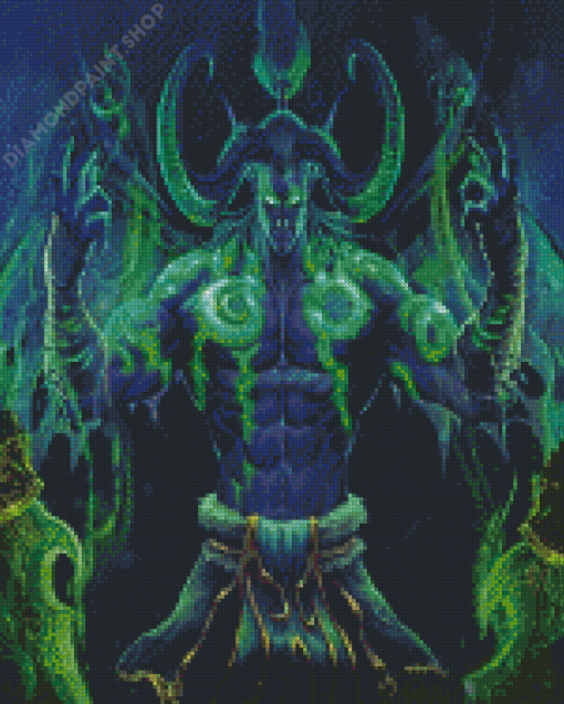 Illidan Stormrage Art Diamond Paintings