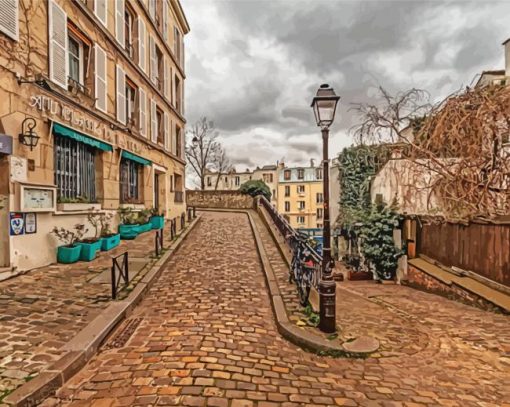 Montmartre Hill Diamond Paitntings