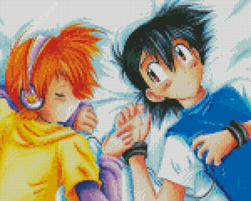 Pokemon Misty And Ash Characters Diamond Paintings