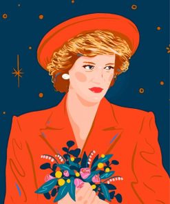 Princess Diana Illustration Diamond Paintings