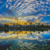 Rancho Santa Margarita Lake Diamond Paintings