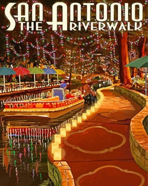 Riverwalk Poster Diamond Paintings