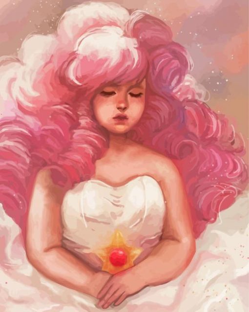 Rose Quartz Steven Universe Diamond Paintings