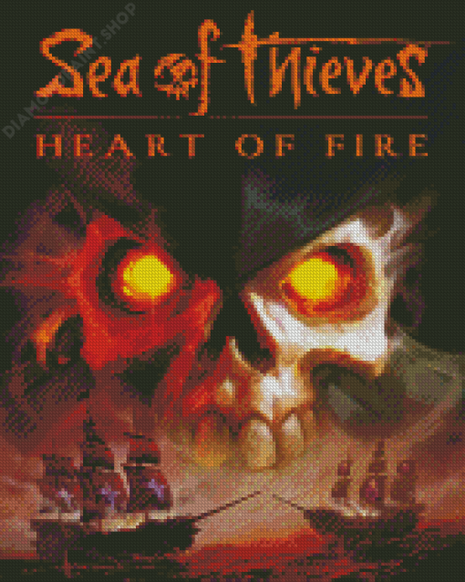 Sea Of Thieves Heart Of Fire Diamond Paintings