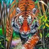 Sneaky Tiger Diamond Paintings