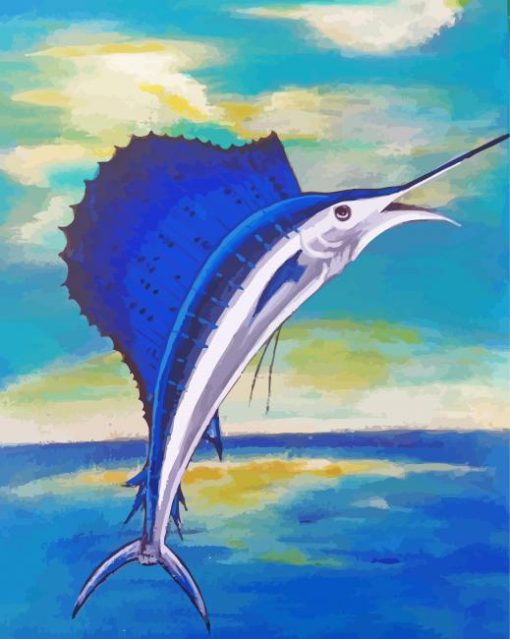 Swordfish Art Diamond Painting