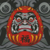 The Chinese Daruma Doll Diamond Paintings