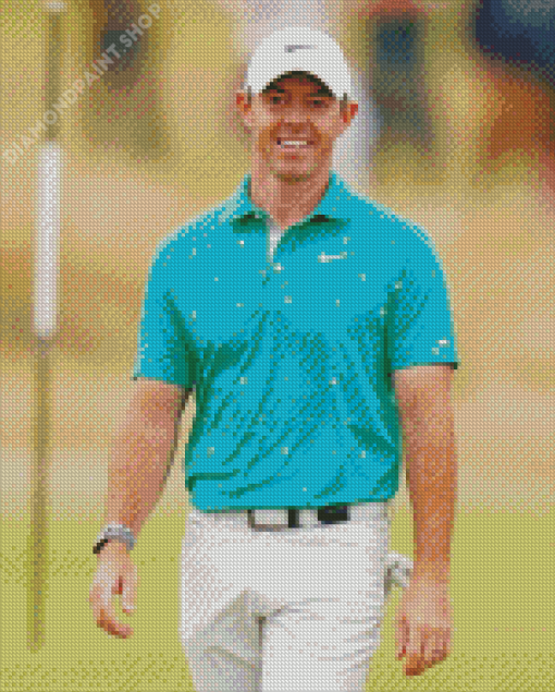 The Golf Player Rory McIlroy Diamond Paintings