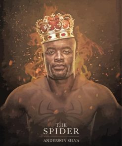 The Spider Anderson Silva Diamond Paintings