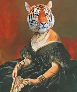 The Tiger Lady Diamond Painting