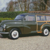 Vintage Morris Minor Traveller Diamond Paintings