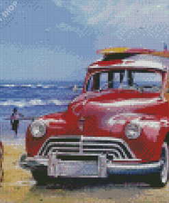 Woodie Car Diamond Paintings