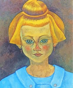 Young Girl Portrait Miro Art Diamond Paintings