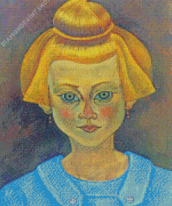 Young Girl Portrait Miro Art Diamond Paintings