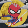 Aesthetic Baby Spider Man Diamond Paintings