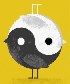 Aesthetic Birds Yin Yang Diamond Paintings