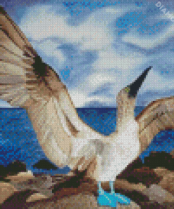 Aesthetic Blue Footed Boob Diamond Paintings