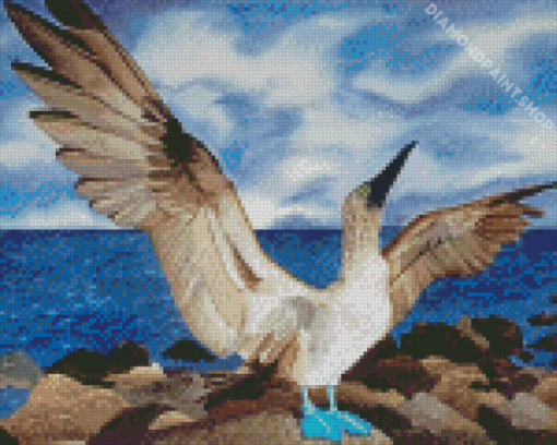 Aesthetic Blue Footed Boob Diamond Paintings