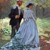 Aesthetic Impressionism Couple Illustration Diamond Paintings